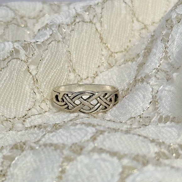 Sterling Silver Braided Ring - Picture 3 of 7